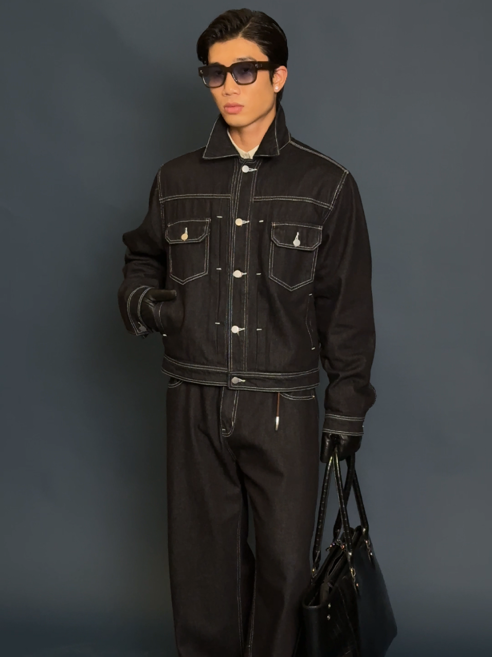 Set Denim line trắng nhà B Brown đã sẵn sàng lên kệ cho anh em sắm rùi nhá #viral #fashion #OOTD #bbrown 