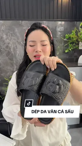 Dép da siêu bền,đi êm chân #tiemmelisa #giaydep #dep 