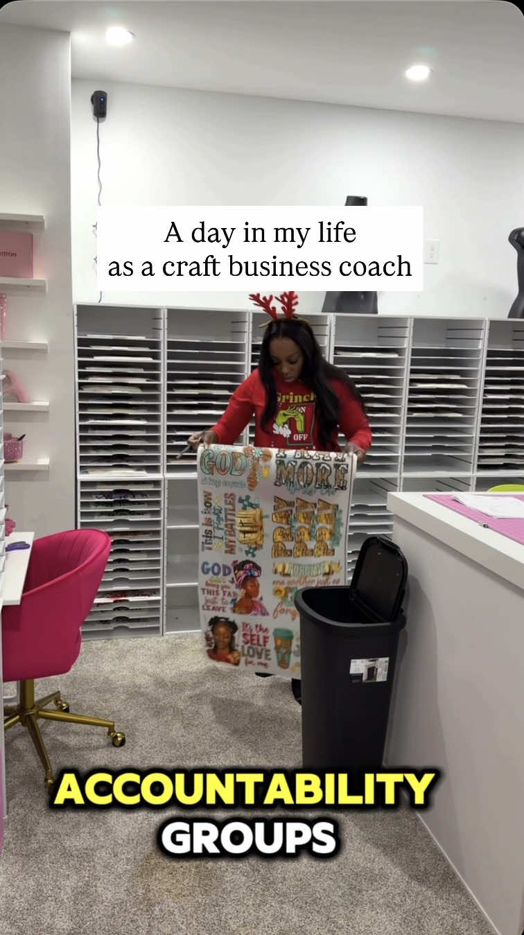 😍💪🏽Ok y’all, step into a day in my life as a Craft Business Coach… because everybody keeps asking, “Cassy, what do you even DO?” Let me clear it up real quick. I run a whole coaching program where over 1,000+ crafters and creators learn how to craft, create, and CASH OUT on their gifts. Yep, it’s a monthly program and my students stay winning. Inside, they get: • New crafts every month • Content creation training • Digital product guidance • AI skills to stay ahead • A private community • Weekly live classes • Accountability groups • Quarterly meetups • Free craft kits every quarter to flip, sell, or use for their t-shirt business And yes… I have a whole DTF room. But no, sis, I don’t sell transfers to the public. That room is strictly for my students’ quarterly kits because they deserve the best. If you’re a crafter or creator looking for community, support, and REAL skills… join one of my monthly challenges. That’s the ONLY way through the door. Got questions? Drop them below. And if you’re a crafter, tell me what you make so I can hype you up in the comments. #CraftBusinessCoach #CraftToCurrency #CraftersOfInstagram #AIForCreators #CraftBusinessTips          