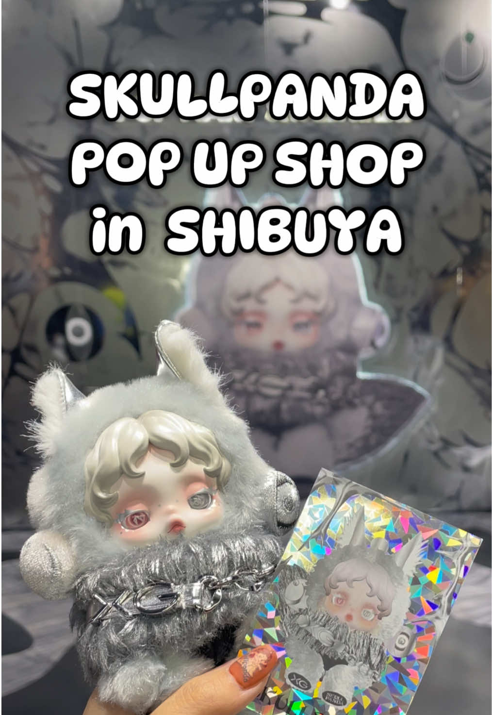 SKULLPANDA POP UP SHOP in  SHIBUYA 2025/11/18〜2025/11/25 📍 SHIBUYA TSUTAYA . 今回先行発売の SKULLPANDA x XG ぬいぐるみペンダント 友人の幸運のお裾分けで手に入れることができました🥲 . 一般販売は11/26〜 店舗・オンラインにて販売予定です 皆さんもお迎えできますように🙏 良きポプ活を、またね👋 #popmart #skullpanda #xg #fyp #購入品紹介 