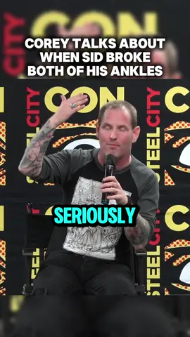 Corey talks about when Sid broke both of his ankles 😂 Make sure to follow for more Slipknot content! 🥰 #Slipknot #SlipknotBand  #CoreyTaylor #JoeyJordison #ShawnCrahan 