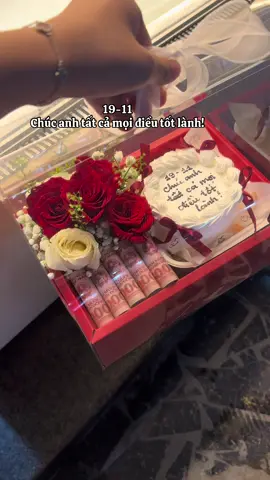 19-11 Chúc anh tất cả mọi điều tốt lành!#tiembanhchamii #banhsinhnhat #quoctedanong #quatangbantrai #viral 