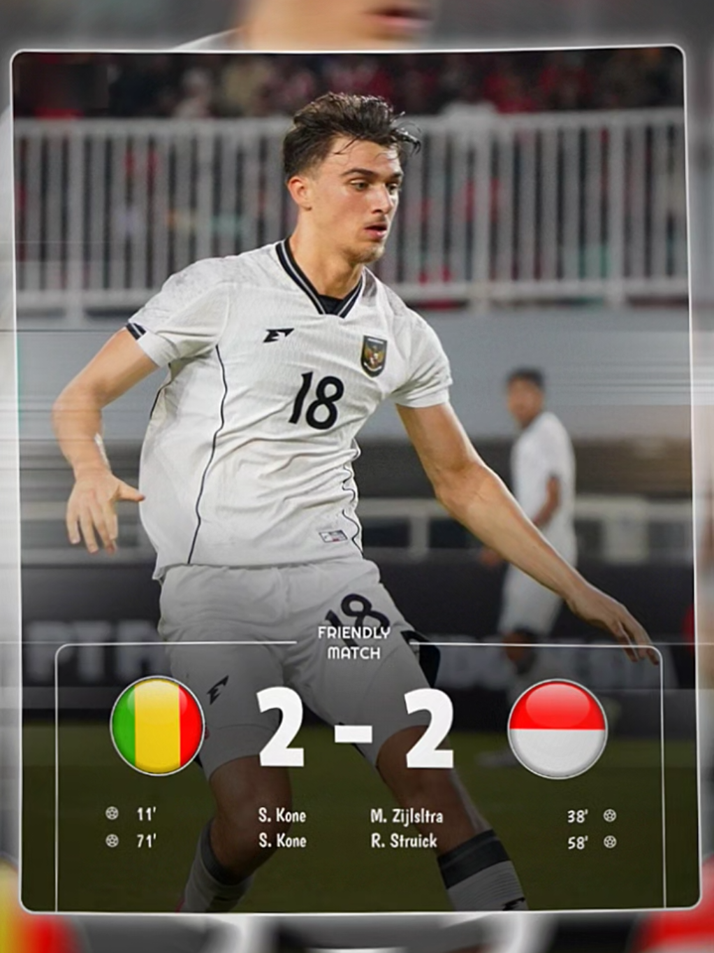 What a match🤯, Timnas Indonesia ditahan imbang oleh Mali dengan skor 2-2 #timnasindonesia #kitagaruda #fyp #pesonatimnas🦅 #olahragatiktok 