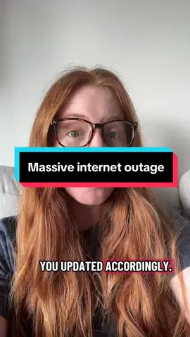There is a massive internet outage today affecting 26 million websites. 