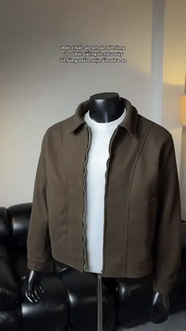 Một chiếc áo khoác lót lông cho thời tiết lạnh như thế này