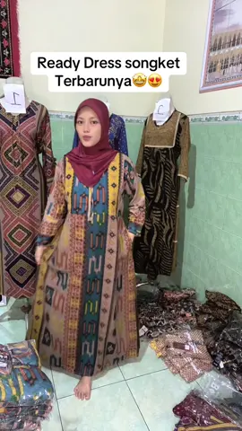 Dress motif songket terbaru #NisaaGallery #dasterpekalongan #dasterrayon 