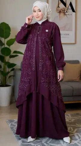 Na Fashion -ZAHRA Dress Gamis #abaya #fyppppppppppppppppppppppp #trending 