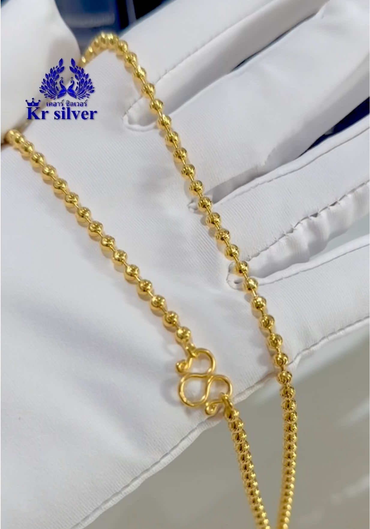 🩶💛 #Krsilver สร้อยคอเงินแท้เคลือบทอง หนา 3 มิล ##พิกัดในตะกร้าหน้าโปรไฟล์📍