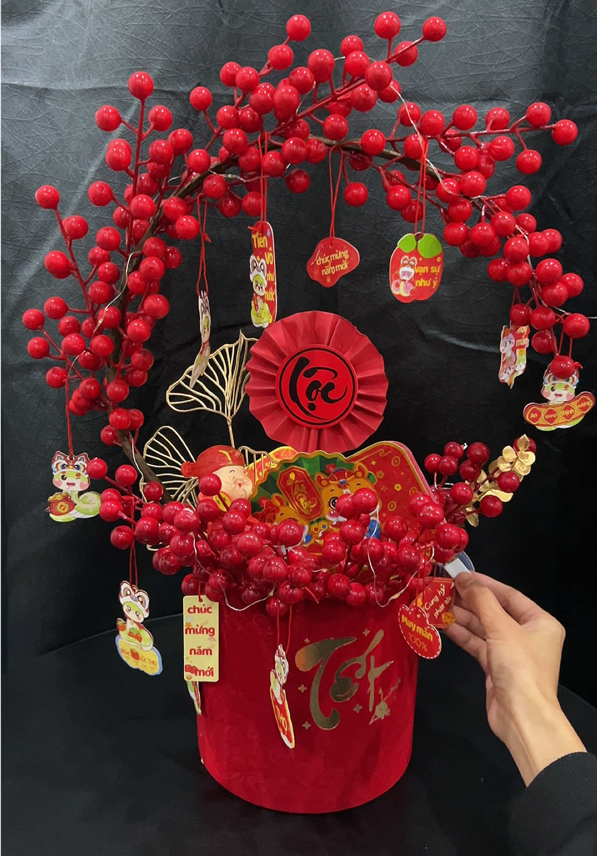 Cành Đào Đông trang trí siêu đẹp ạ #tet2026 #daodongtrangtritet #trangtritet #xuhuong #tranghatay96 