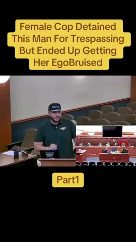 Female Cop Detained This Man For Trespassing But Ended Up Getting Her Ego Bruised #usa #viral #foryoupage 