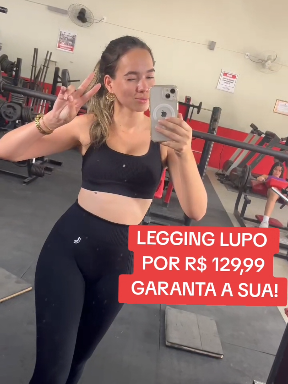 ACHADO DE MILHÕES! Eu uso tamanho P #leggings  #lookfitness  #lookdetreino  #treinofeminino  #lookdodia 