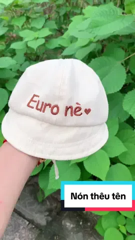 Nón thêu tên theo yêu cầu cho bé yêu #nonchobe #nontheuten #theutenchobe #medoro #nonchobecute 