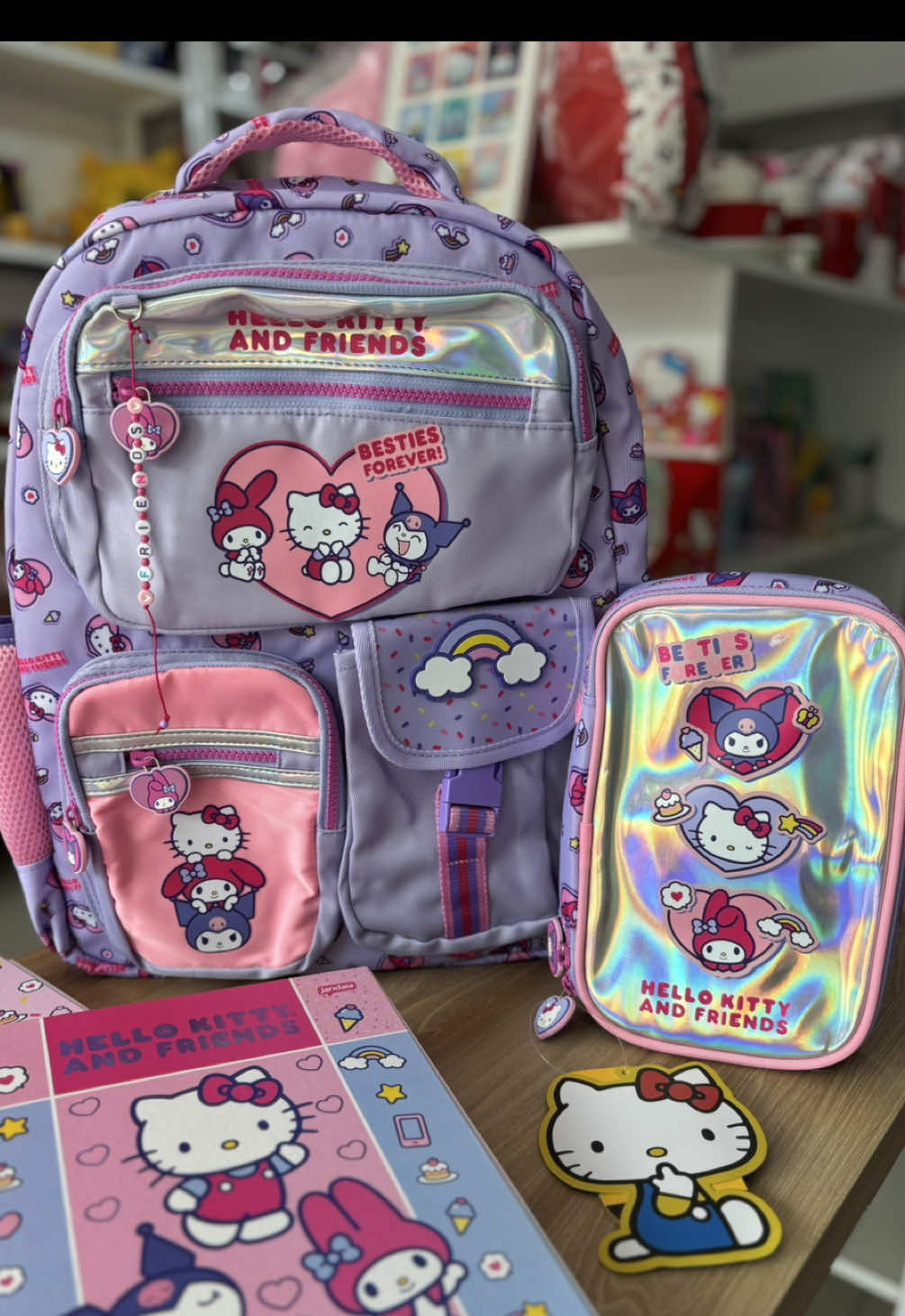 Mochila Costa 319,90 Estojo Box 119,90 #papelariafofa #papelariabelem #sanriobelem #hellokittybelem #kuromibelem 