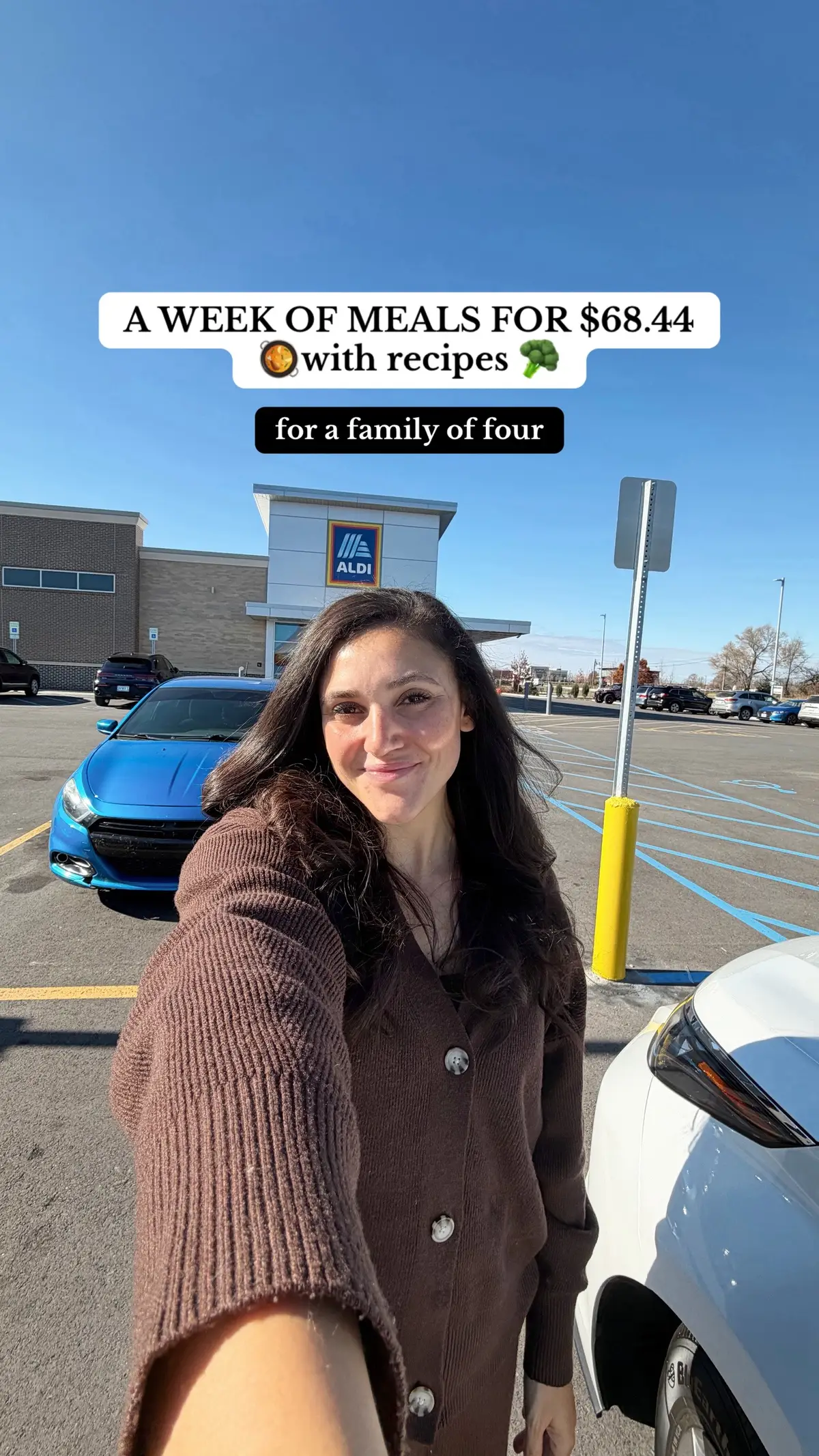 Can’t wait to try the butter chicken bowls this week!😋 we love these easy and affordable dinners for my family of four!  #groceryshopping #aldimeals #aldihaul #groceryhaul #cheapmeals budget meals grocery haul Aldi haul easy dinner ideas 