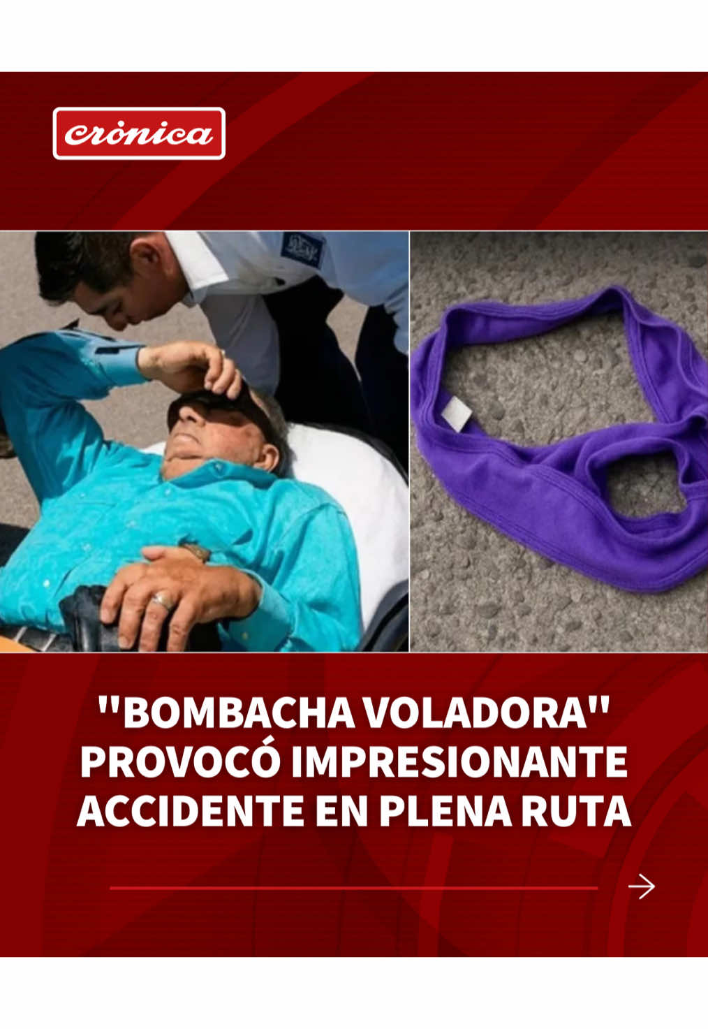 🙏🏼SOLO EN ARGENTINA 😳 El intenso temporal que tuvo lugar en las últimas horas en la provincia de Jujuy provocó un insólito accidente que tuvo como protagonista a un motociclista y una bombacha 