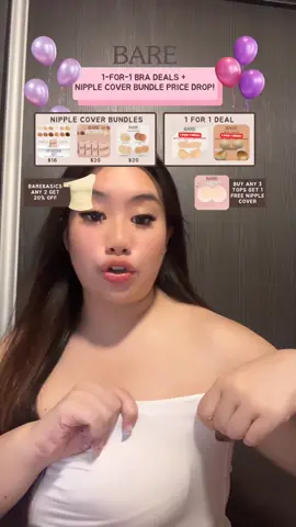 Join our LIVE and get our exclusive promotion (Nipple Cover Bundle Price Drop) 🥳 