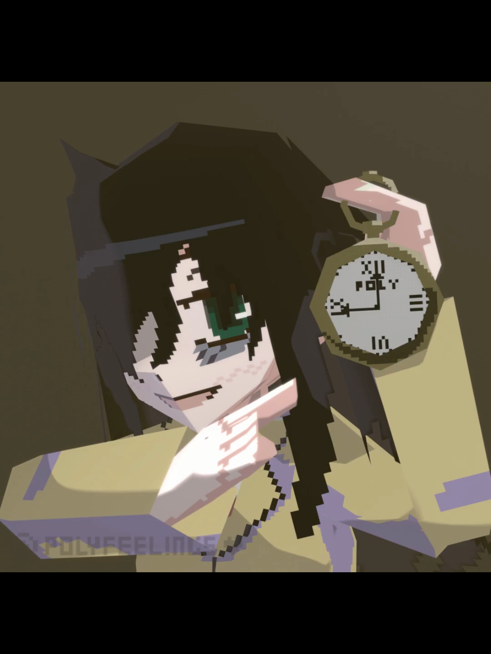 All roads lead to Tomoko. ---‐-------------------------------------------- #anime #watamote #tomoko #tomokokuroki #lowpoly  #3d #blender #modelling  #artwork #poly #pose #2dto3d  #render #animation #3dart #3dartist #comic #manga #npr #fanart #render #anime3d #b3d #3dcg #allroadsleadhome #time 