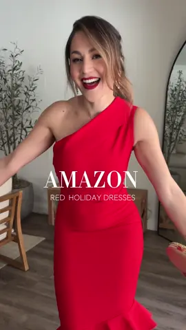 Amazon red dress holiday looks! Resharing last years viral holiday dresses and they’re still in stock and available! 🎄❤️🙌 Click the link in my bio to shop! @Amazon  ¡Looks de vacaciones con vestido rojo de Amazon! ¡Recompartir los vestidos de vacaciones virales del año pasado y todavía están en stock y disponibles! 🎄❤️🙌 ¡Haz clic en el enlace de mi biografía para comprar! @Amazon #foryourpage #reddress #fashiontiktok #holidaystyle #holidayfashion 