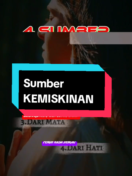 Sebisa Mungkin Hindari 4 Sumber Kemiskinan ini 🙏☝️ 