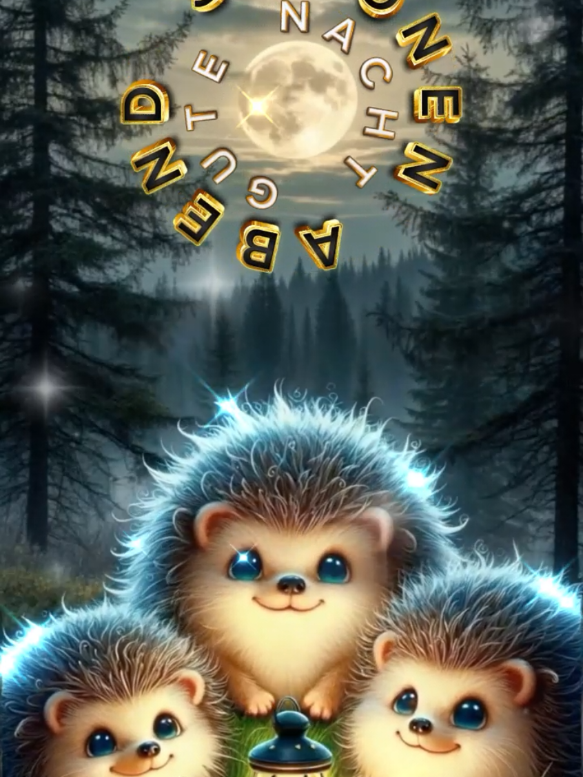 #CapCut #schönenabend #gutenacht #igel #shine 