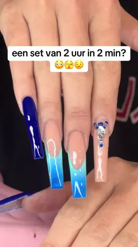Mega lange nagels, hoe dan?! #tutorial #nailday #nagels #viral #fyp