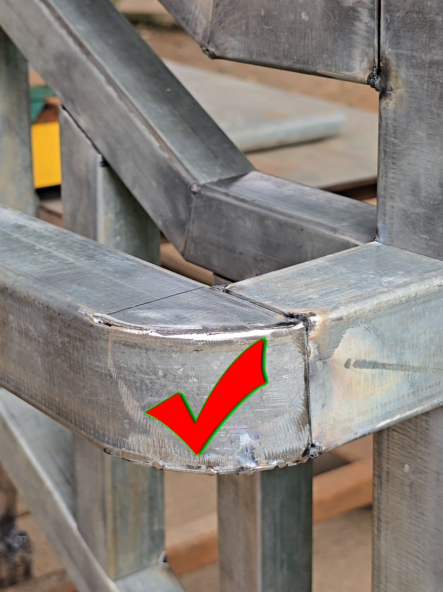 Some welders don't do that to make safer stair railings #metalworking #ralling #welding #welderUSA #stickwelding 