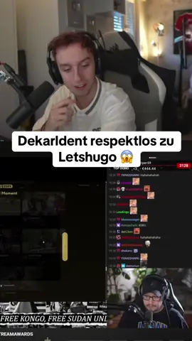 Dekarldent ist respektlos zu Letshugo😱 #letshugo #clipsdetwitch #videoviral #fyp #dekarldent 