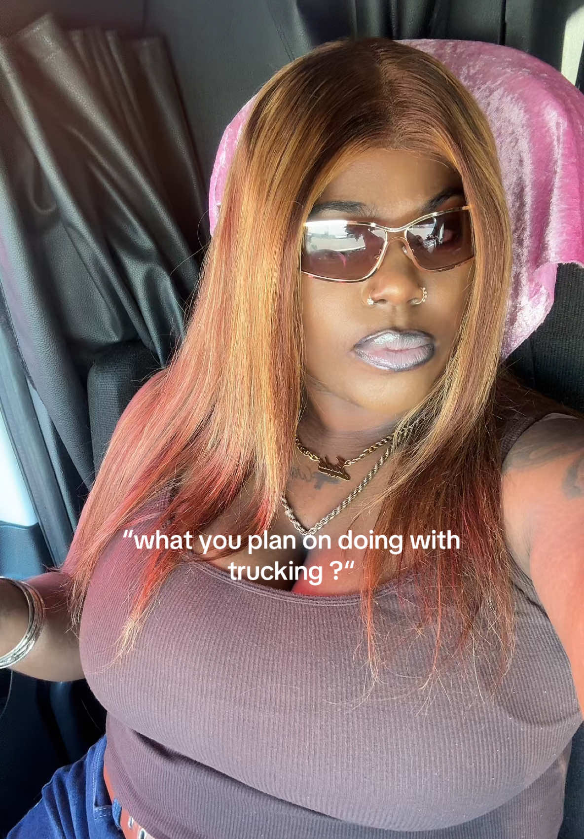 I had the plan? I just needed the platform 😂 #welcome2jaetok💋 #fypシ゚viral #trucker #fineshyt #truckdriversoftiktok 