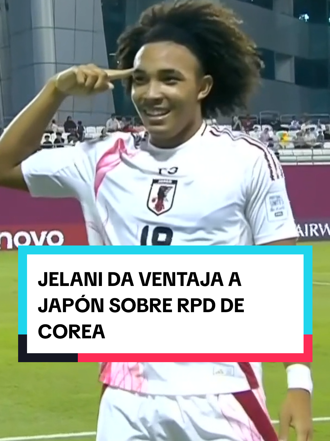 ¡JAPÓN 🇯🇵 SE ADELANTA! McGhee Jelani abrió el marcador del encuentro con un remate de cabeza que techa al arquero rival. Los Samuráis Azules 1-0 ante RPD de Corea 🇰🇵. #U17WC #U17TD  #MundialTelemundo