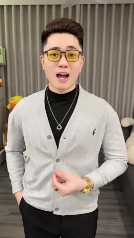 Áo Khoác Cardigan Logo Thêu Ph