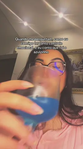 Obrigada azulzinho #estresse #esgotamentomental #controleemocional 