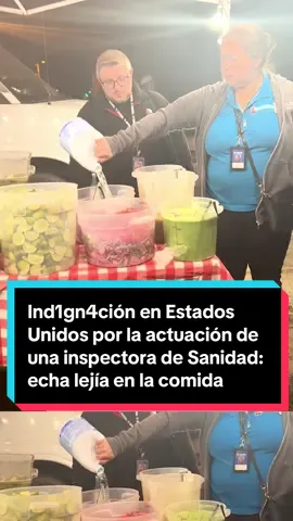 Una trabajadora del ayuntamiento de Colorado, Estados Unidos, desató la p0lém1ca después de echar lejía sobre los alimentos que vendía una familia latina en la calle. Según las denuncias hechas en redes sociales, la mujer no emitió una multa ni exigió la retirada del puesto, sino que optó por 