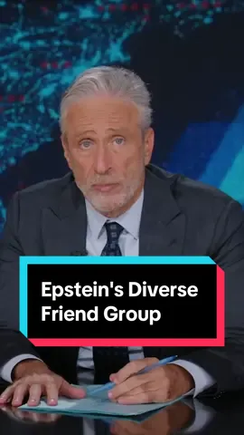 The extent of Epstein’s social network knows no bounds, but it certainly knows Donald Trump #DailyShow #Epstein #Trump 