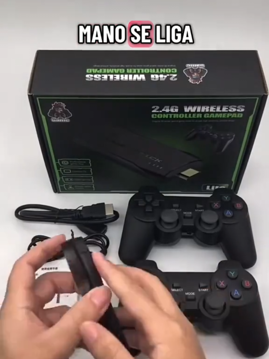 Confira Videogame Stick 4K 64gb 2 Controles Sem Fio Console Portatil Jogos Retro Antigo com 6% de desconto!  Encontre na Shopee agora! 