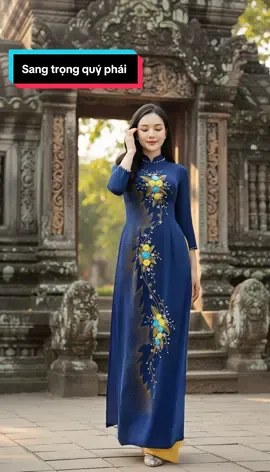 Áo dài lụa Mỹ đẹp sang trọng, quý phái #hoale4mua #aodai #aodaivietnam #aodaithietke #aodaisangtrong 