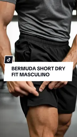 Bermudas de Dry Fit de Alto Padrão Premium #tiktokshopblackfridaybr #TikTokShop111BR #dryfit #bermuda #modafitness 