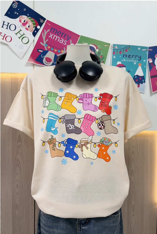 Eras Christmas Stockings Sweatshirt 🎄❄️☃️ #swiftmas #christmas  #TheLifeOfAShowgirl #TS12 #newalbum #theerastour #taylorswift #swifttok #swiftie #showgirl #thefateofophelia #opalite 