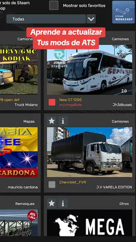 Pendiente con los mods más antiguos pudieran crashear #contenido #ATS #simulation #tutorial 