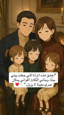 “أعشق هذه المرأة التي جعلت بيتي جنّة، وبناتي الثلاث اللواتي يملأن عمري نعيمًا لا يزول.” ✨❤️ #محتوى_حقيقي_كارتوني #بيبي_كيوت_جميل_اكسبلور😇 #ثلاث_بنات #زوجتي #اطفال_التيك_توك  