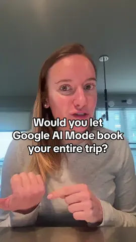 Would you trust Google AI Mode to plan your next trip and book reservations? #google #ai #googleai #aitravelplanning 