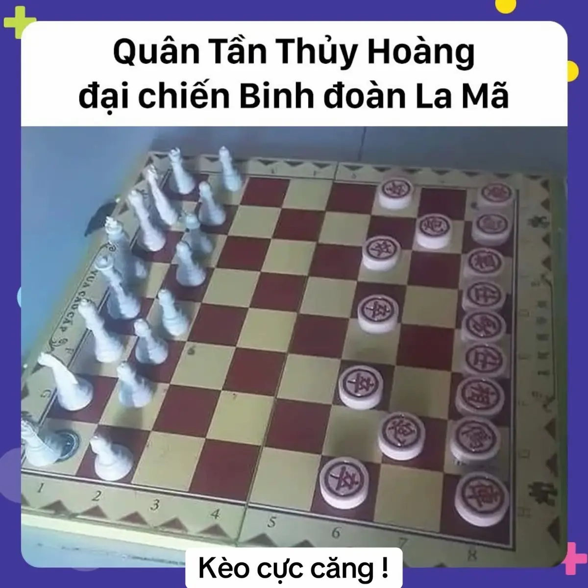 Kèo này có vẻ đội quân la mã sẽ thảm bại #cotuong #covua