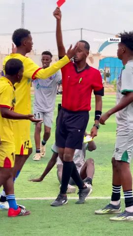 Red card #shucaybmayo #tartankadegmooyinkagobolkamudug2025 #Puntland #somalia #Mudug 