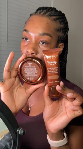 Do my makeup with me💋 Products: @DanessaMyricksBeauty Yummy skin tint 14 & blurring balm 9.5 Yummy skin Water powder serum and blurring balm universal  @NYX Professional Makeup : Eyebrow gel black  @Morphe Cosmetics : Micro brow dual ended pencil chocolate Mousse  @Maybelline NY : Fit me concealer 50 Cafe @Haus Labs : 42 medium deep neutral concealer  @urban decay : All nighter spray  Brushes:  @realtechniques  #fyp #igbobabelulu #nigeriantiktok🇳🇬 #africantiktok #foryou #fypシ #nigeriantiktok #makeuptutorial #makeup #toastymakeup #softglam #grwm #blackgirlmakeup 