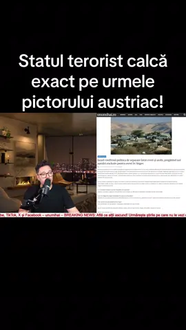 Statul terorist calcă exact pe urmele pictorului austriac! #fyp #breakingnews #unumihai #stiriromania #stiri 