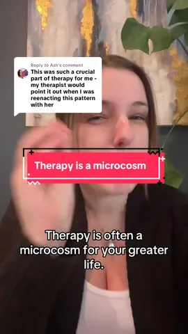 Replying to @Ash therapy is just a mirror for your life outside of therapy #therapy #therapists #MentalHealth #traumahealing #attachmentwounds 