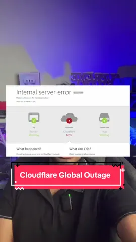 ChatGPT , Twitter Not working Cloudflare Global Outage #fyp #trending #sinhala #cloudflare #chatgpt 