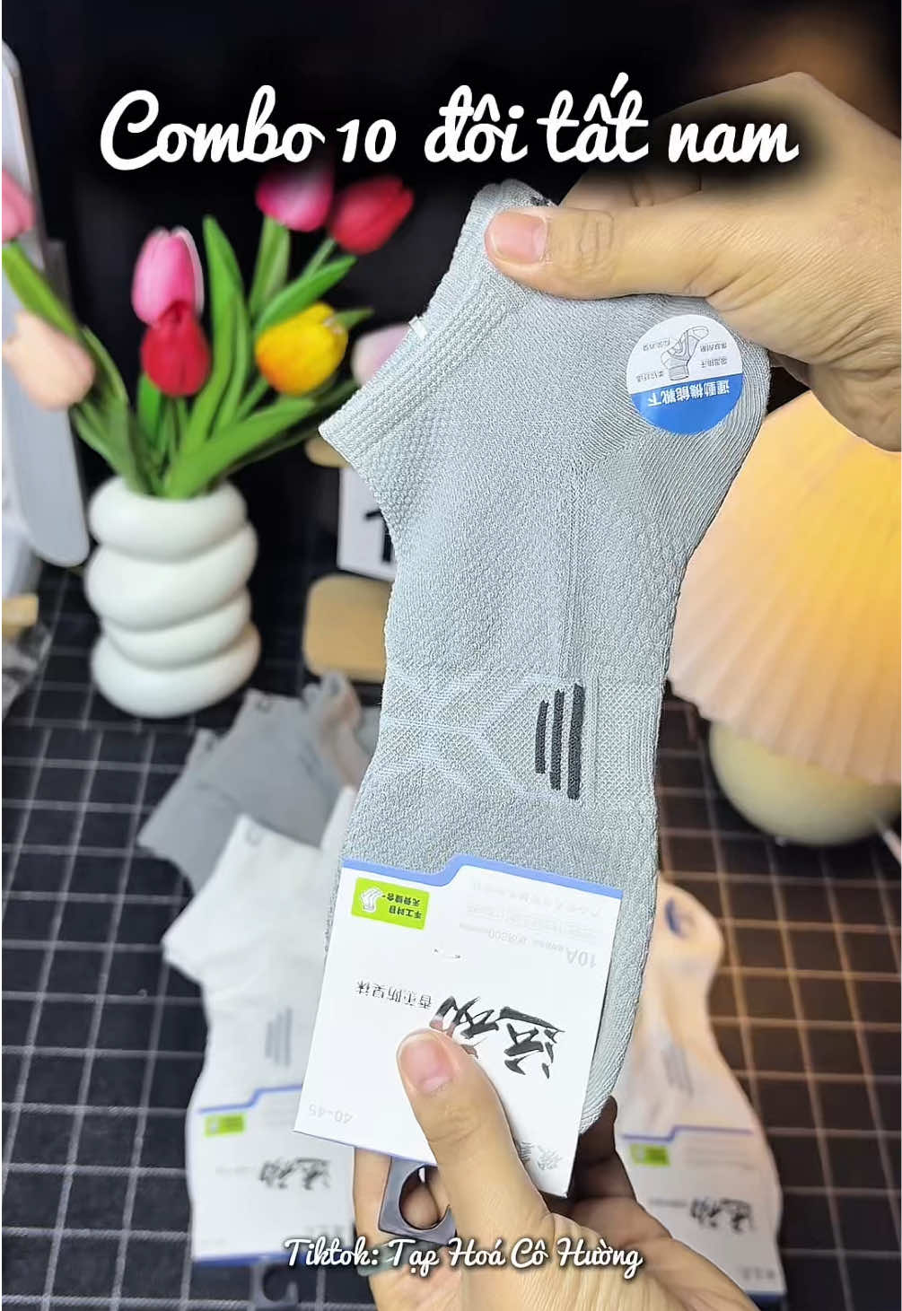 Combo 10 đôi tất nam chống hôi chân đeo vào êm chân lắm nha #tatnam #tatnamcaocap #tatnamcongan #tatnamchongthoi #taphoacohuongvpp 