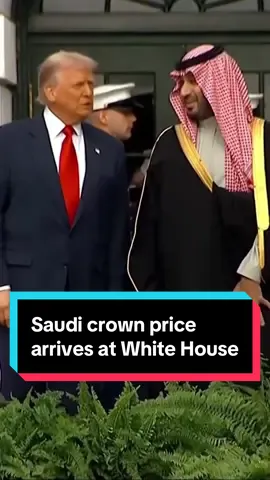President Donald #Trump welcomed Saudi Arabia’s Crown Prince Mohammed bin Salman to the White House Tuesday with an elaborate ceremony. The two will sign agreements covering defense, security, nuclear energy and the purchase of US-made F-35 fighter jets. #politics #mbs #saudiarabia🇸🇦 #globalnews 