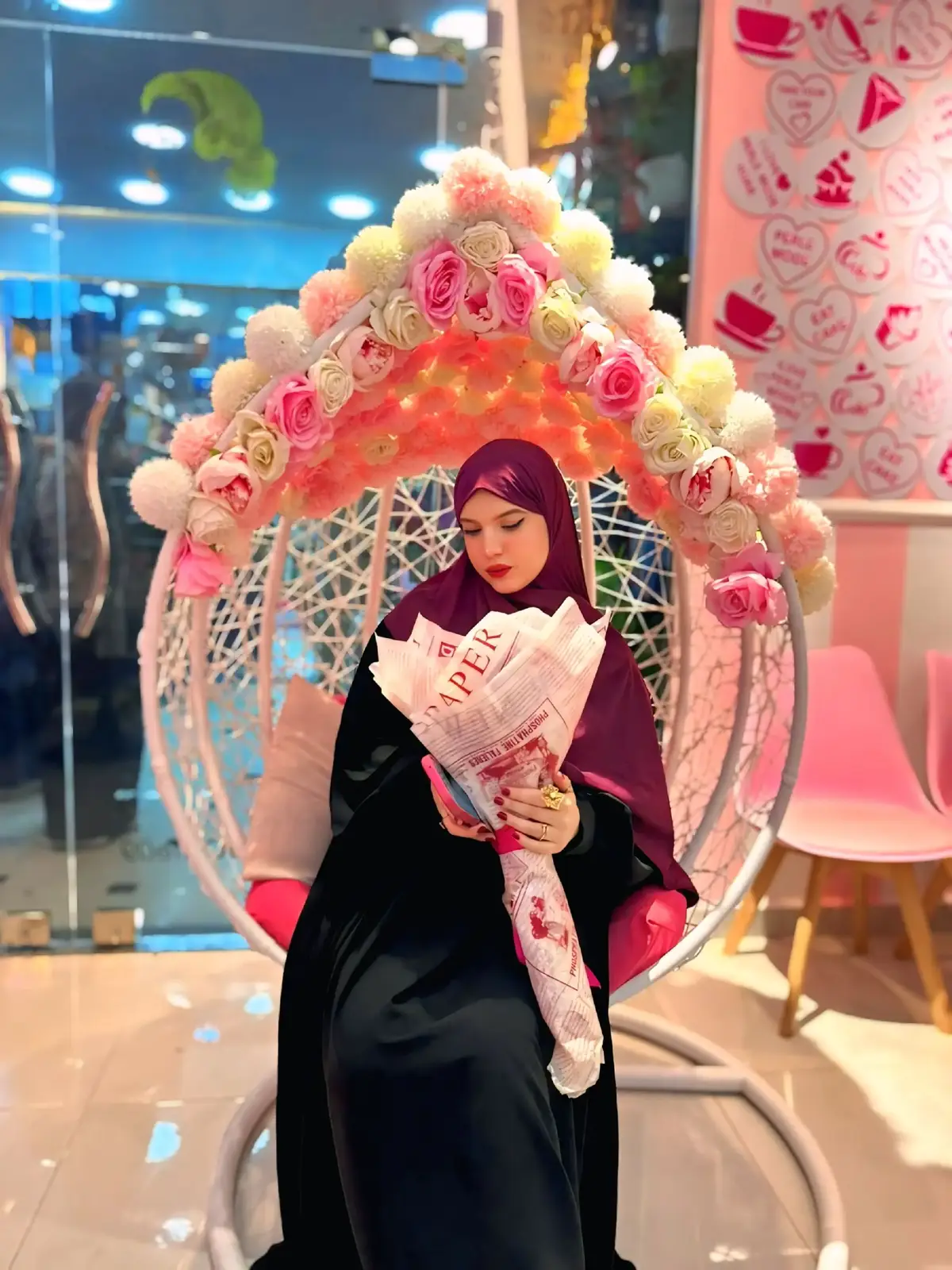 #perlacoffee  The princess who loves pink coulor 🩷🎀