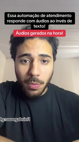 Automação com IA que responde com áudio ao invés de texto!